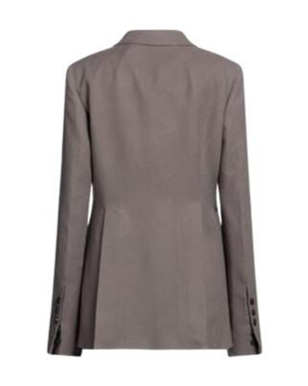Rick Owens Brown Simple Single- Suit Jacket