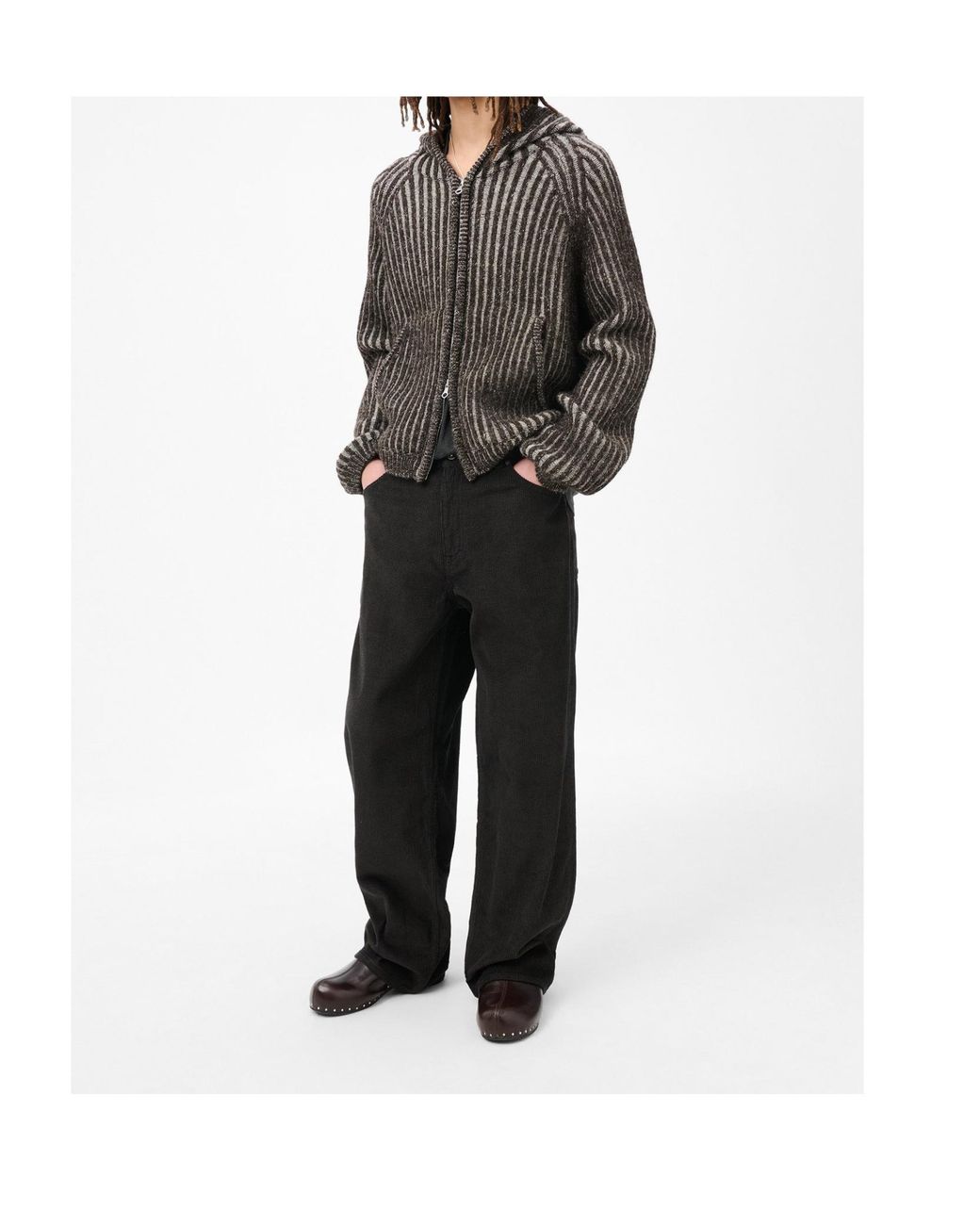 Our Legacy Black Level Hooded Cardigan for men