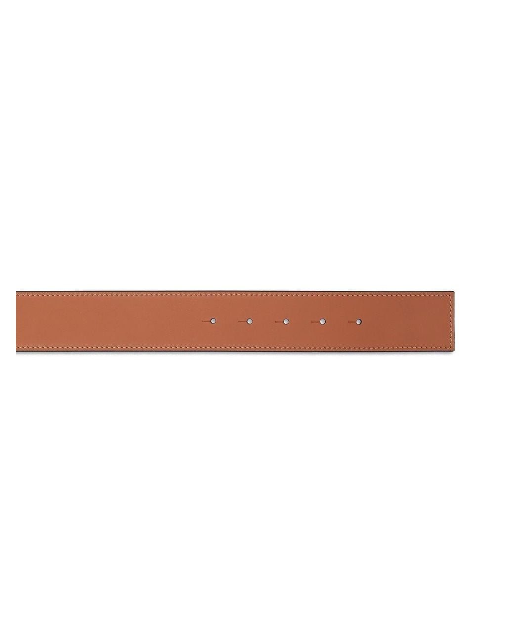 Loewe Brown Logo Buckled Reversible Belt for men