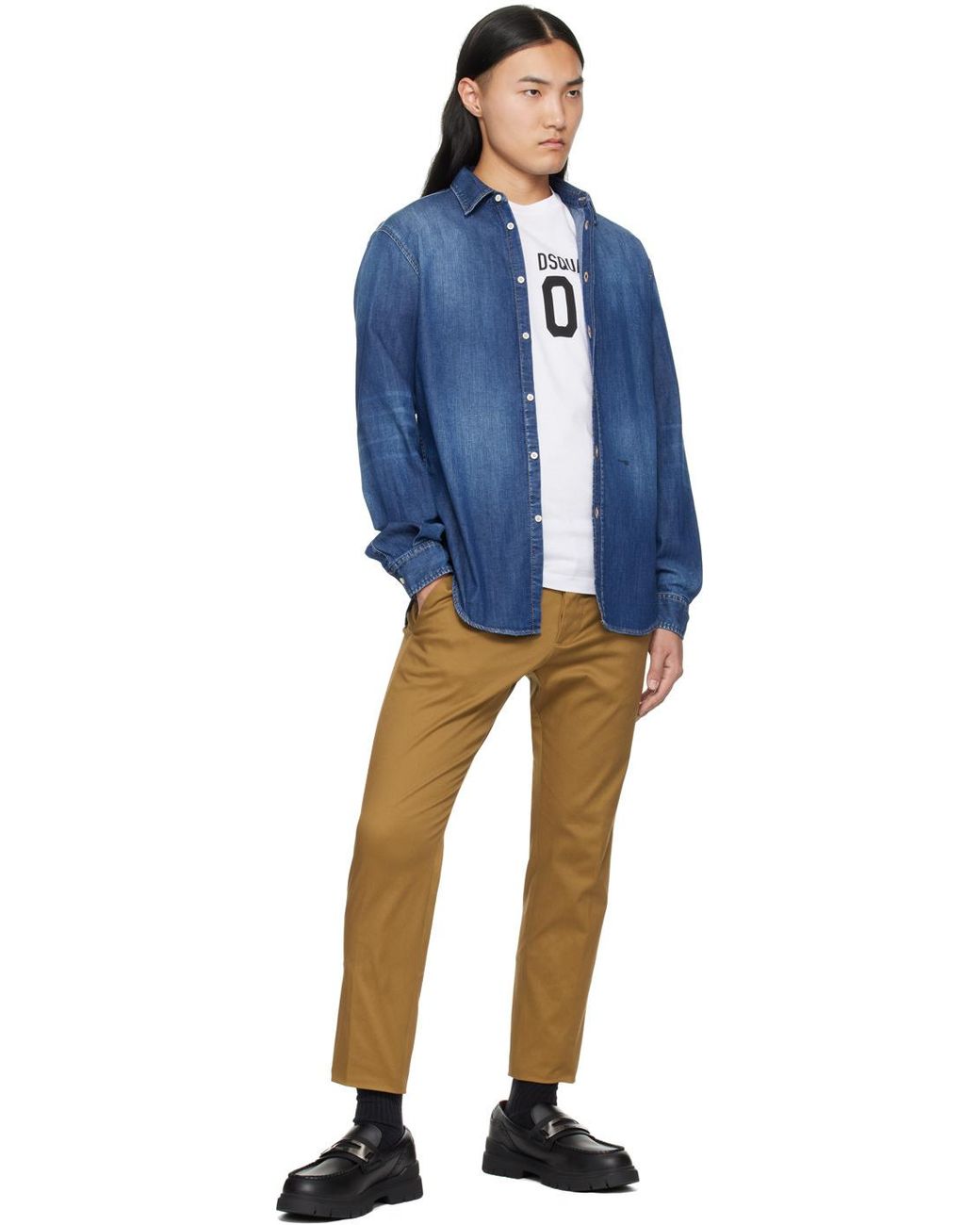 DSquared² White T-shirt for men