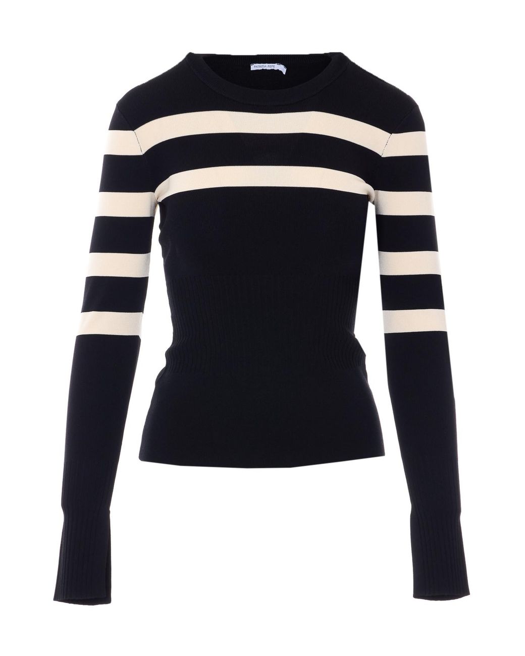 Patrizia Pepe Blue Striped Pullover