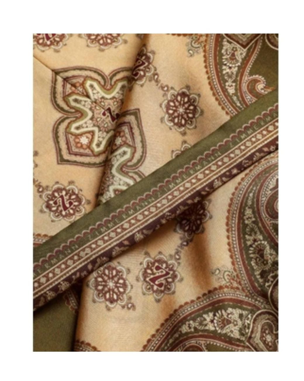 Zimmermann Natural Printed Kaftan Dress