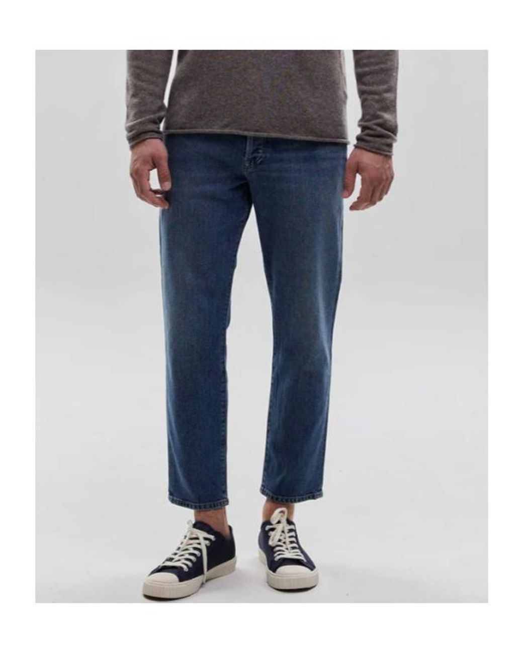 Citizens of Humanity Blue Straight-Leg Washed Jeans for men