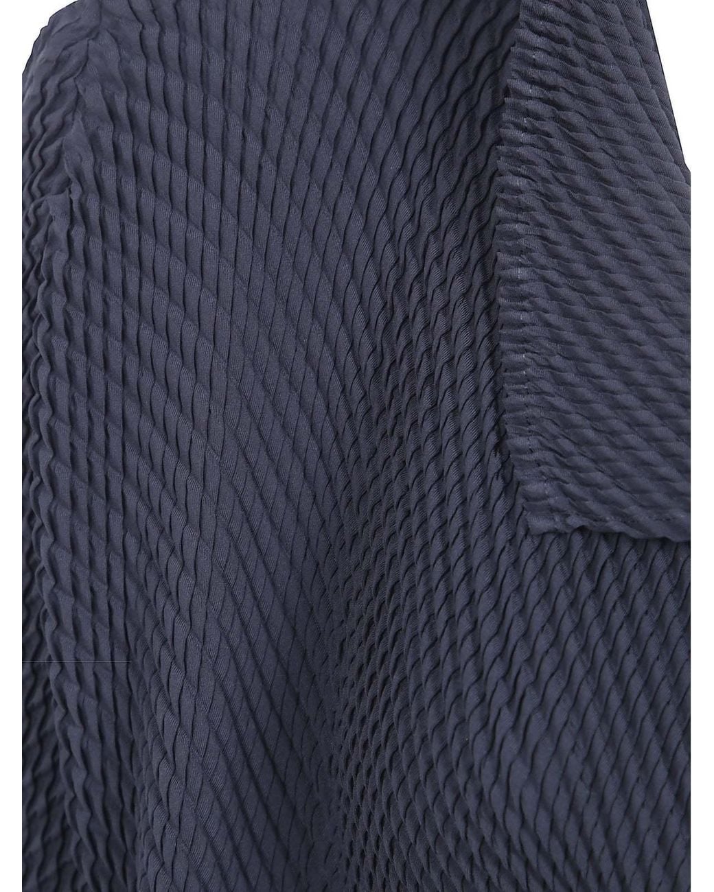 Issey Miyake Blue Misty Pleats Shirt