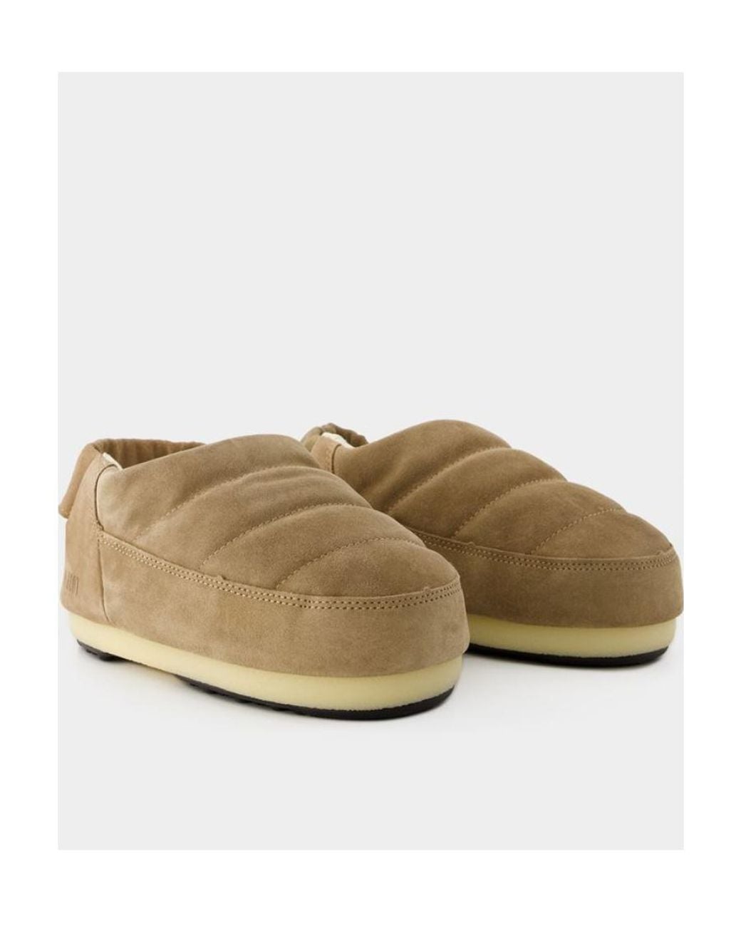 Moon Boot Natural Evolution Round Toe Slip-On Slippers