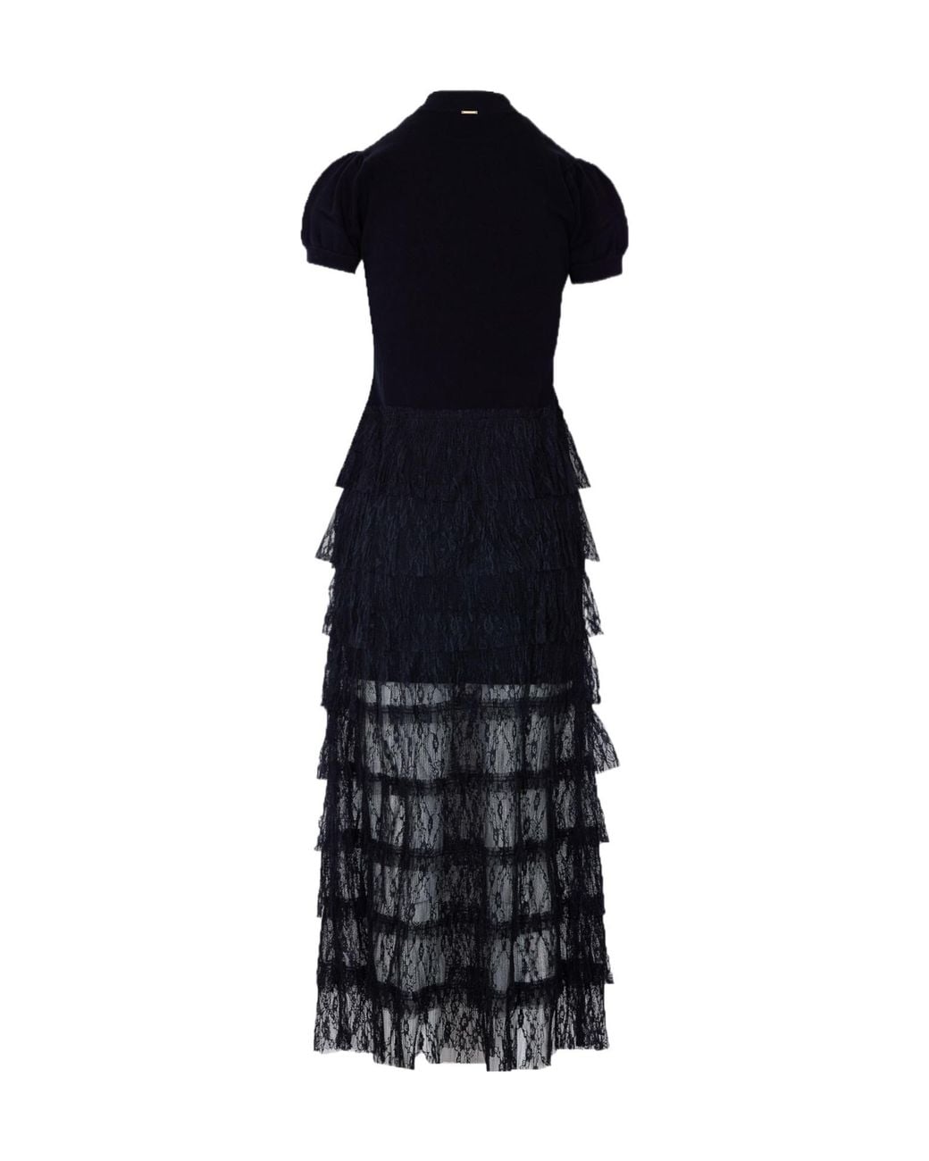 Twinset Black Long Knit Dress