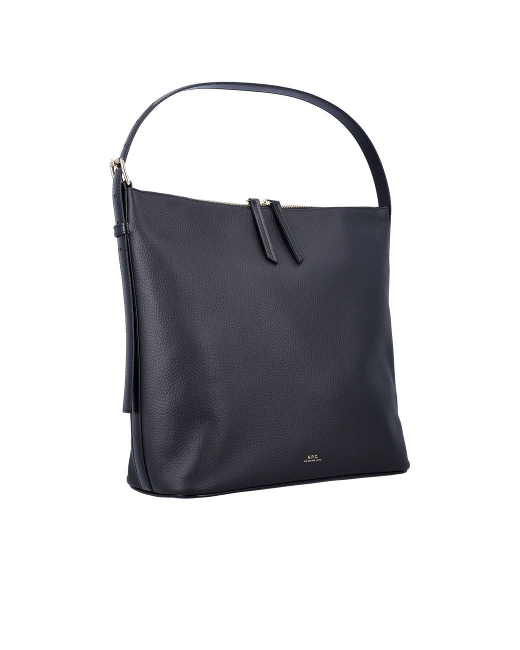 A.P.C. Blue Zippered Tote