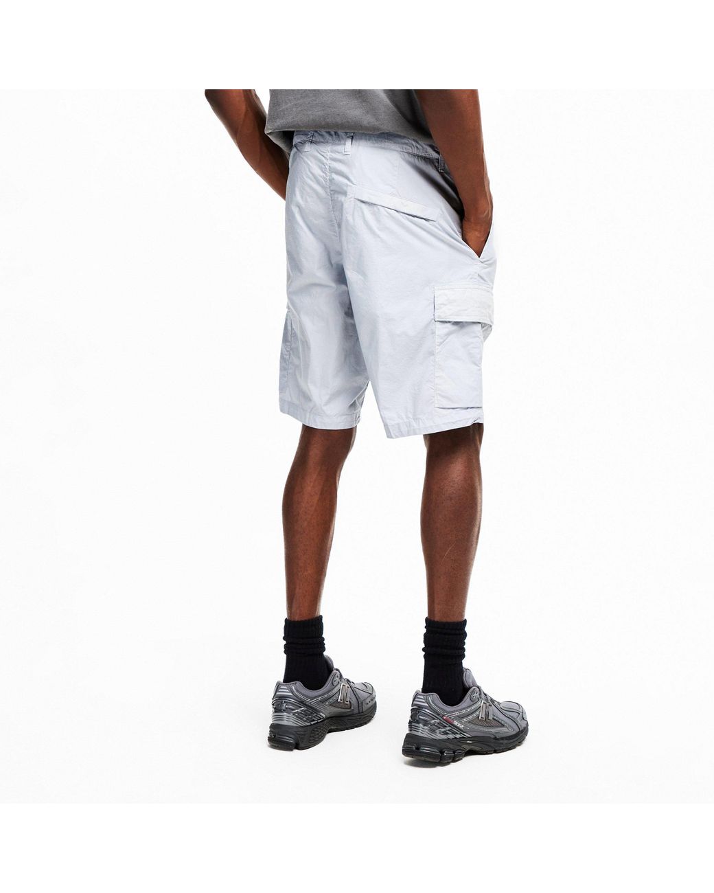 Stone Island Blue Casual Versatile Shorts for men