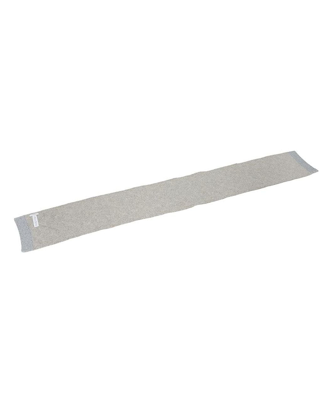 COACH Gray Ribbed Scarf for men