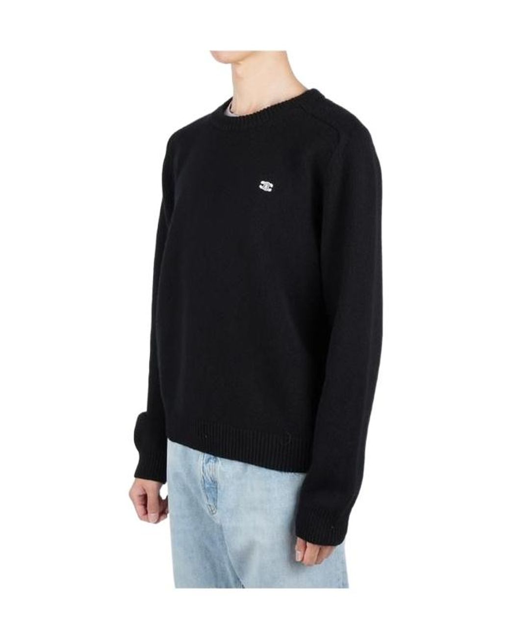 Céline Black Crew Neck Sweater for men