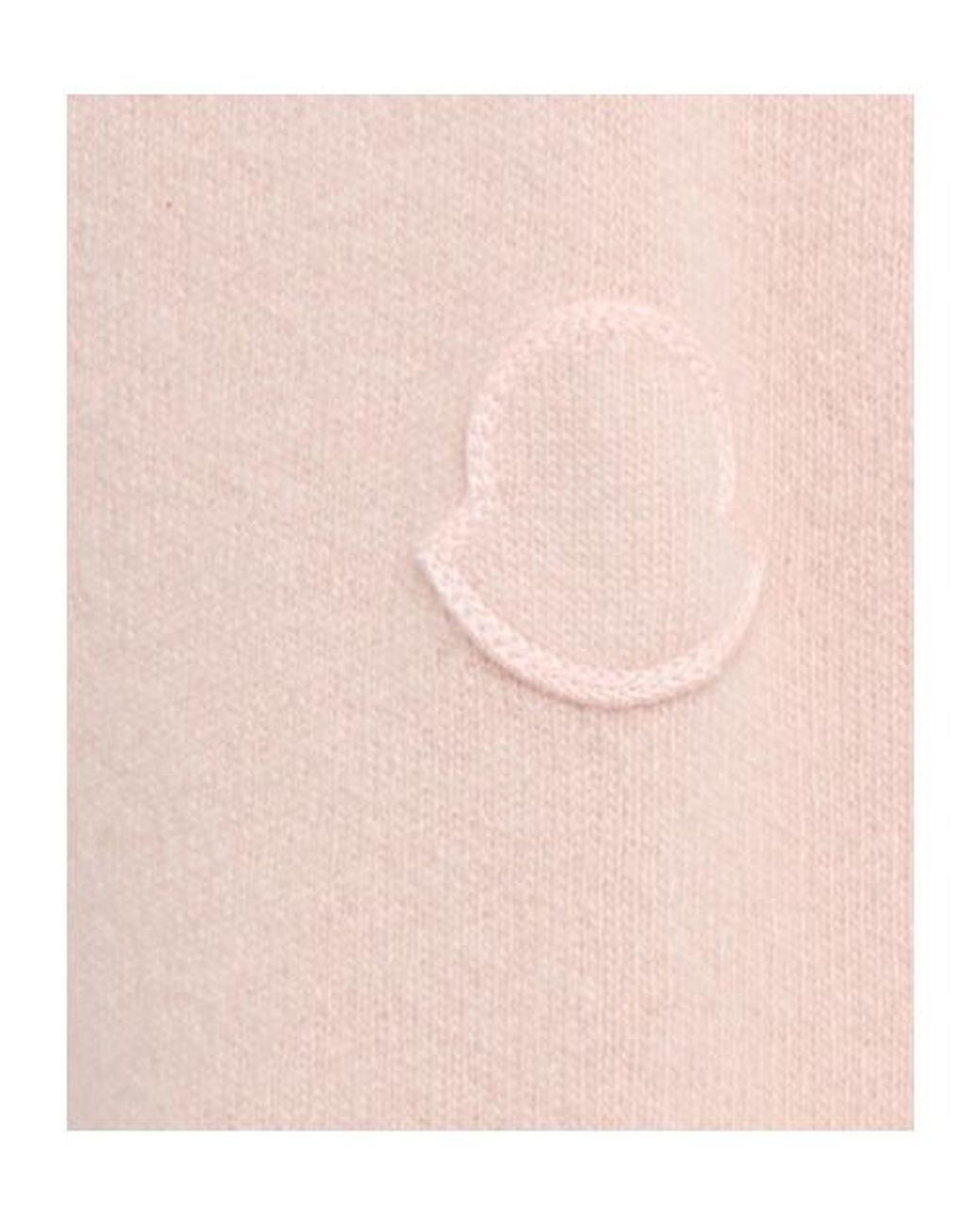 Moncler Pink Wool Cashmere Zip-Up Hoodie