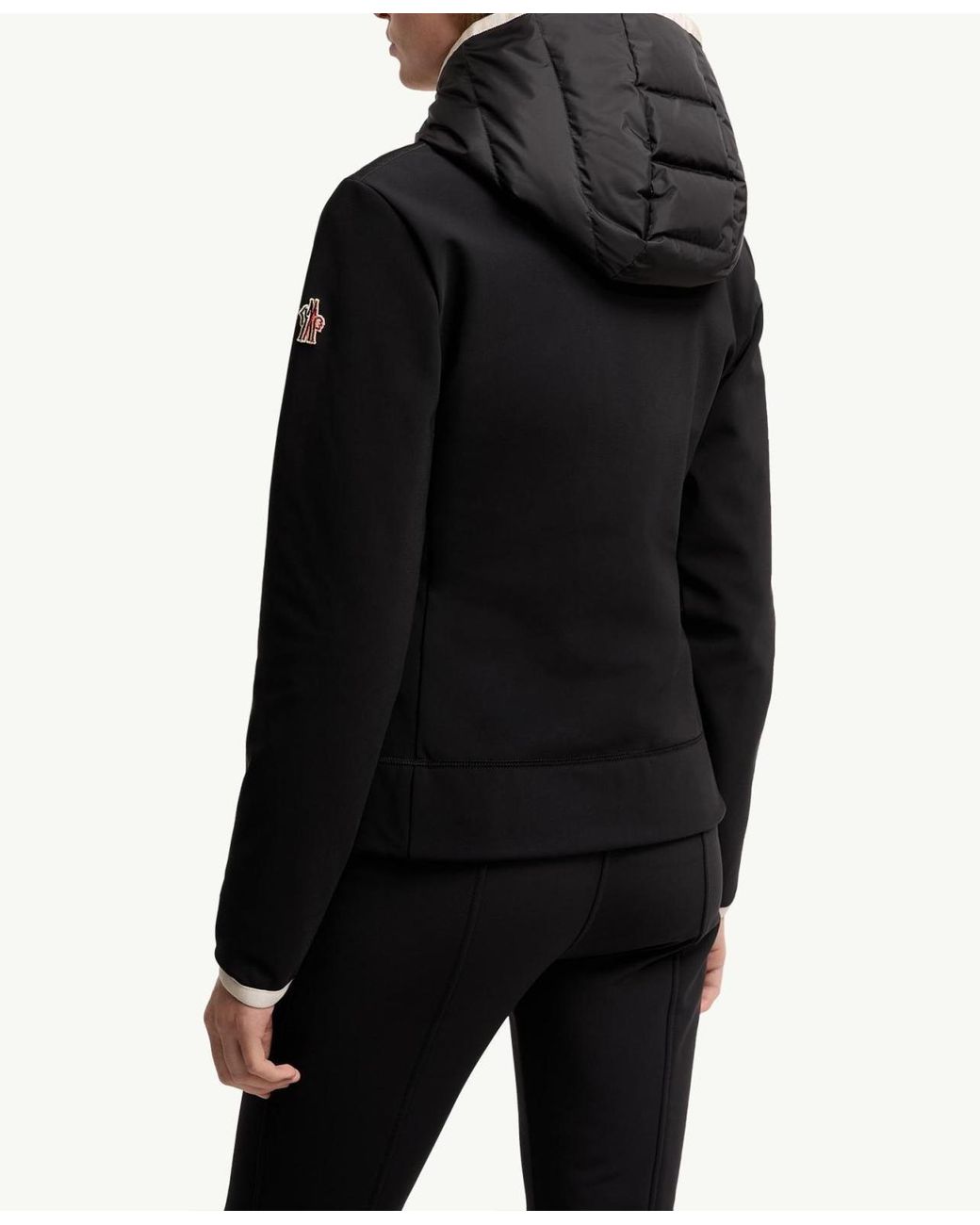 Moncler Black Grenoble Quilted Performance Hooded Jacket