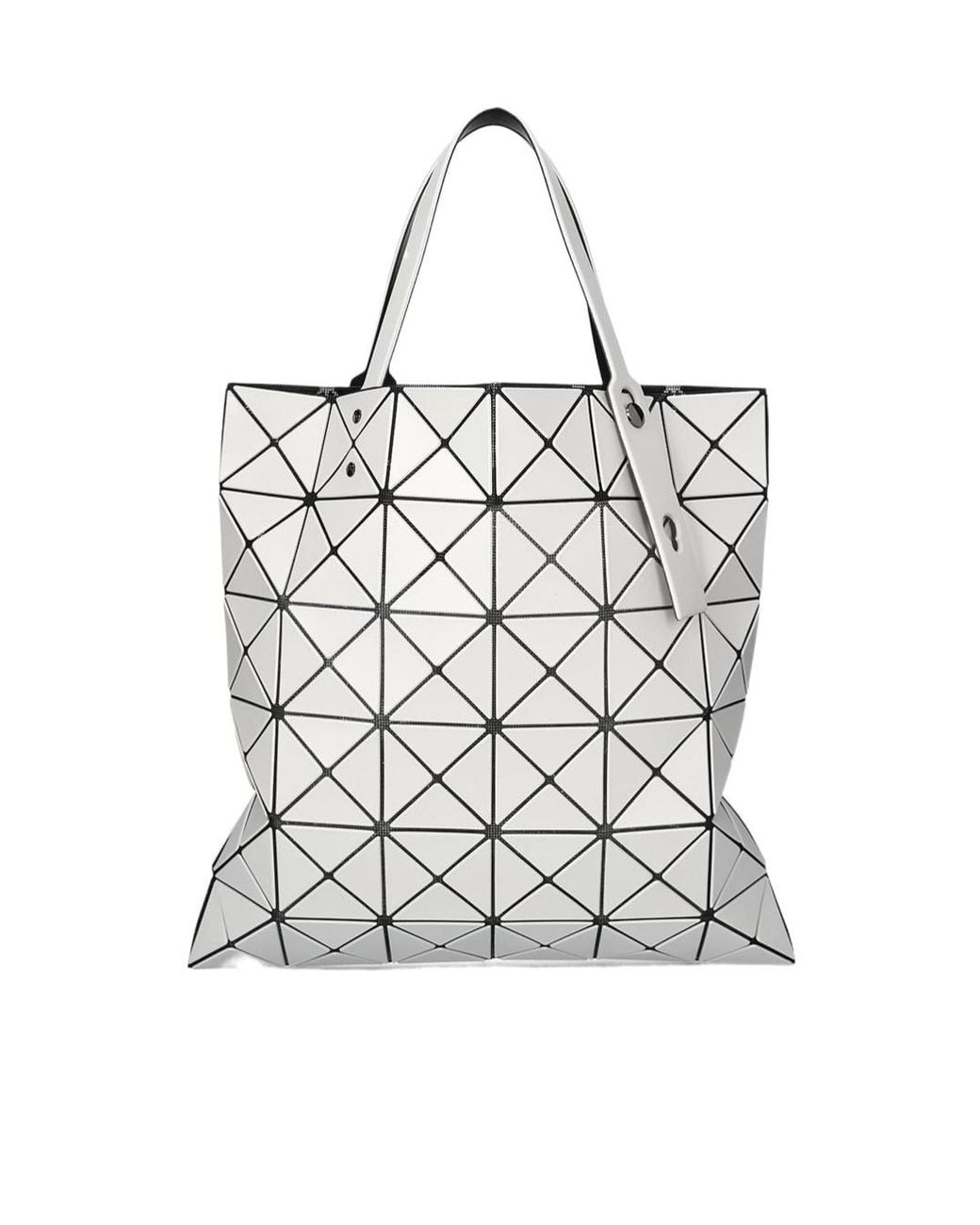 Issey Miyake White Track Tote Bag