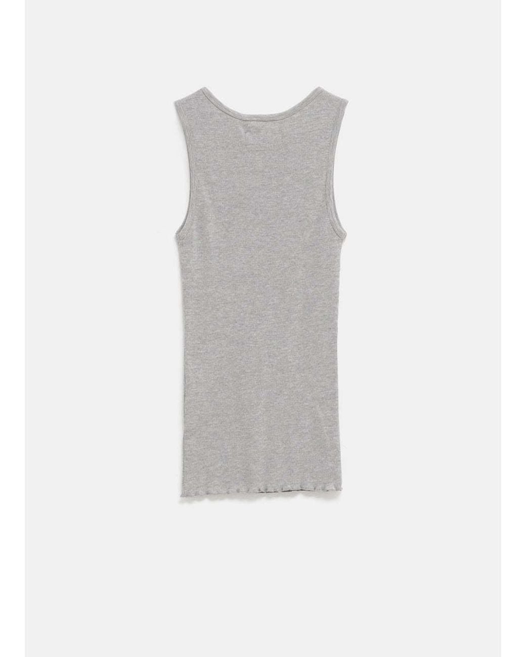 ERL Gray Crew Neck Vest for men