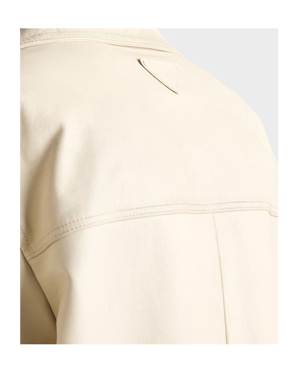 Prada Natural Leather Coat for men