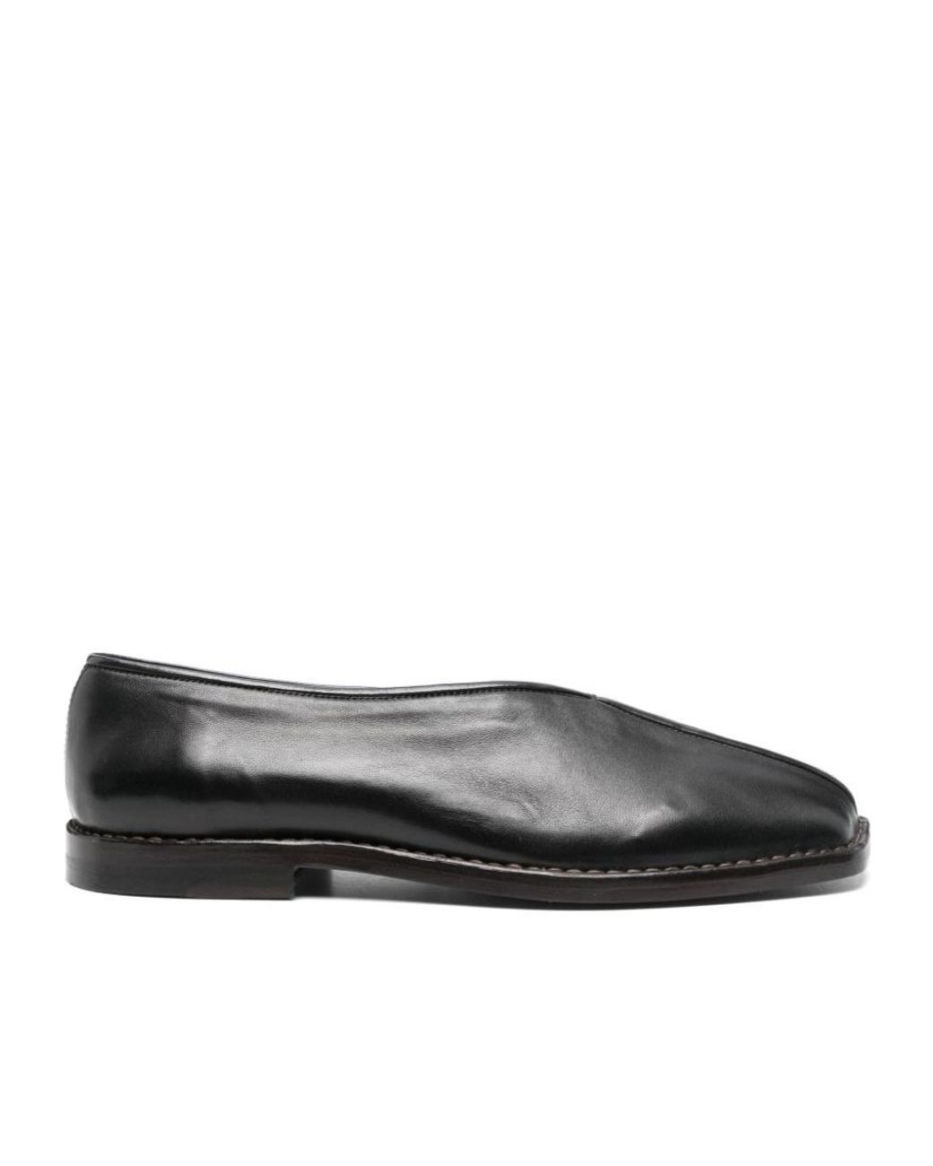 Lemaire Black Slip-On Loafers for men