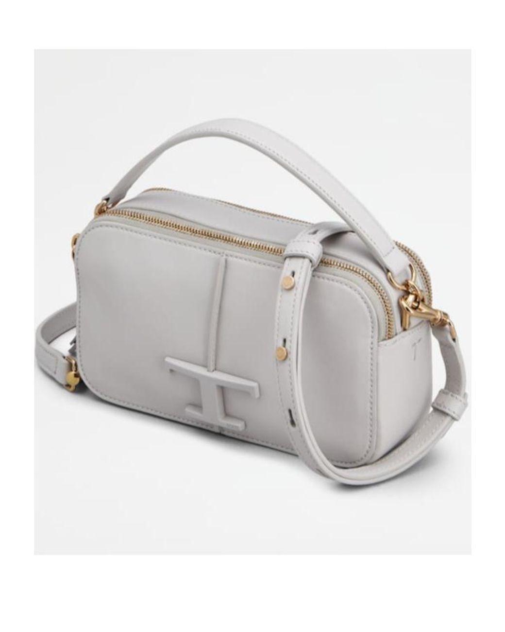 Tod's Gray T Timeless Crossbody Bag