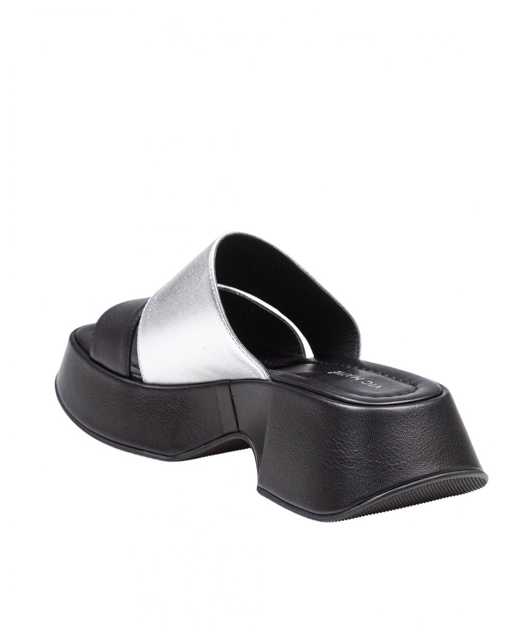Vic Matié Black Open-Toe High-Heeled Sandals