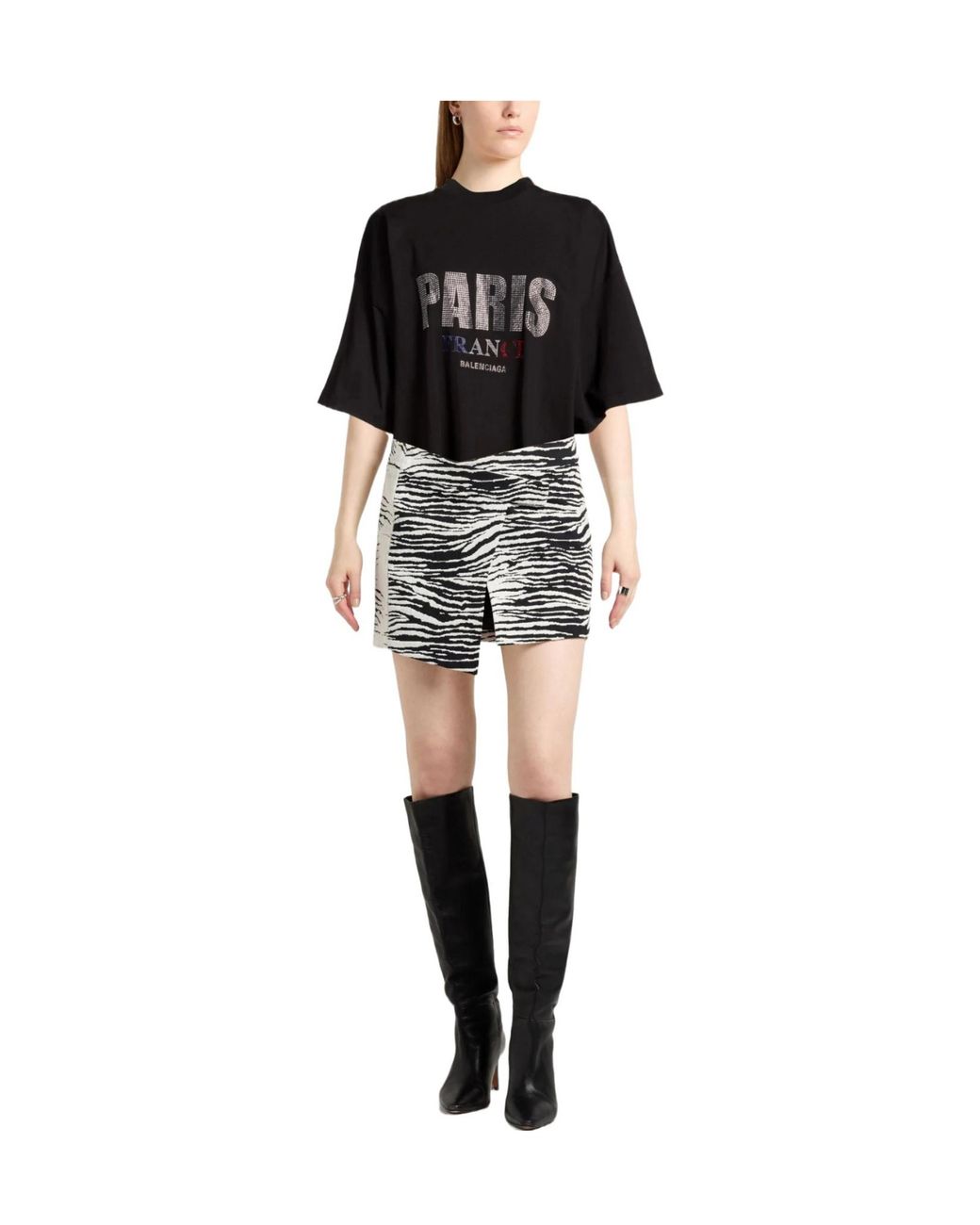 Balenciaga Black Solidcolor Shortsleeve Tshirt