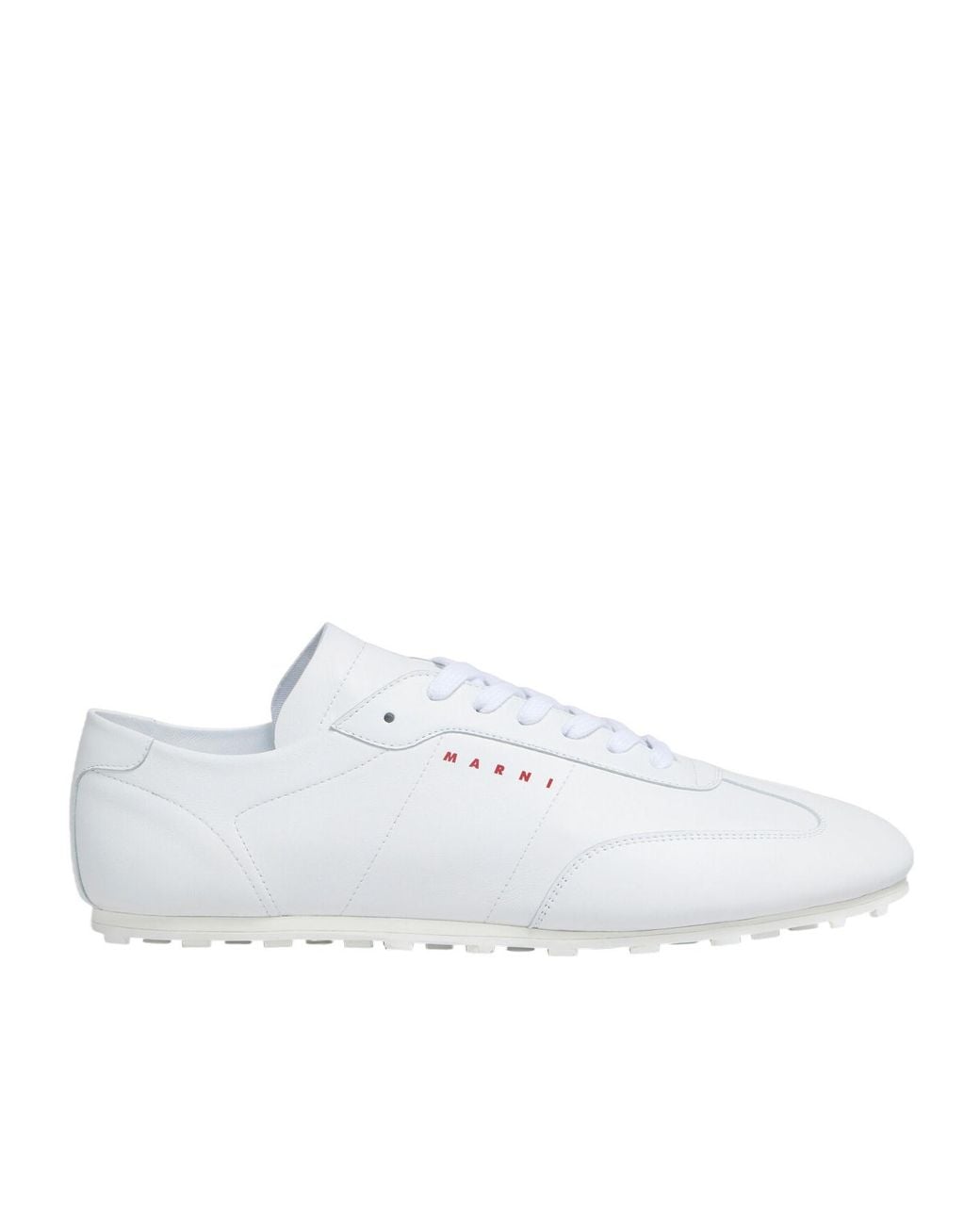 Marni White Softy Soccer Sneakers for men