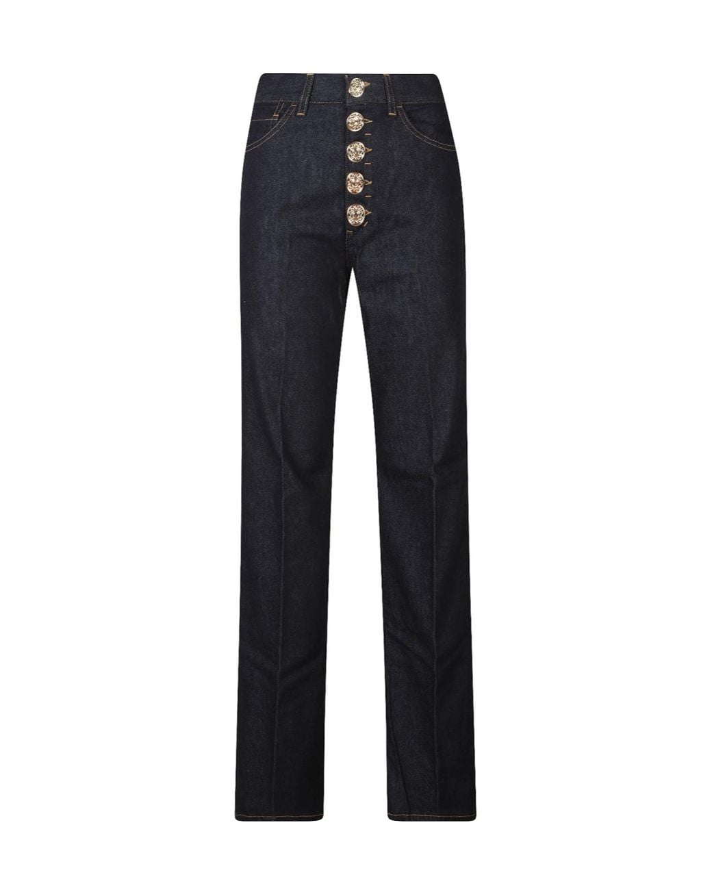Dondup Blue Amber Straight-Leg Jeans