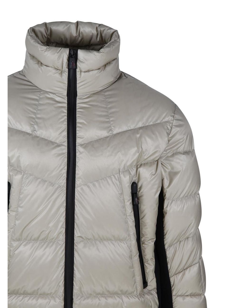Moncler Gray High-Waist Padded Jacket for men