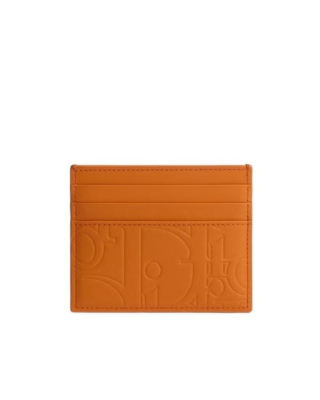 Dior Orange Card Holder for men