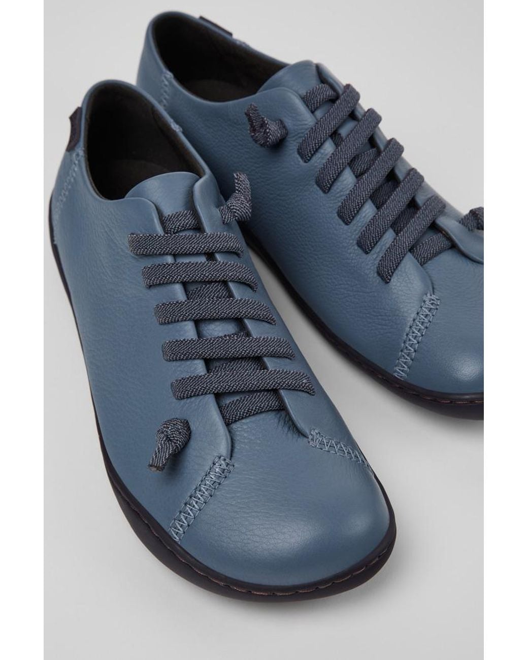 Camper Blue Lace-Up Sneakers