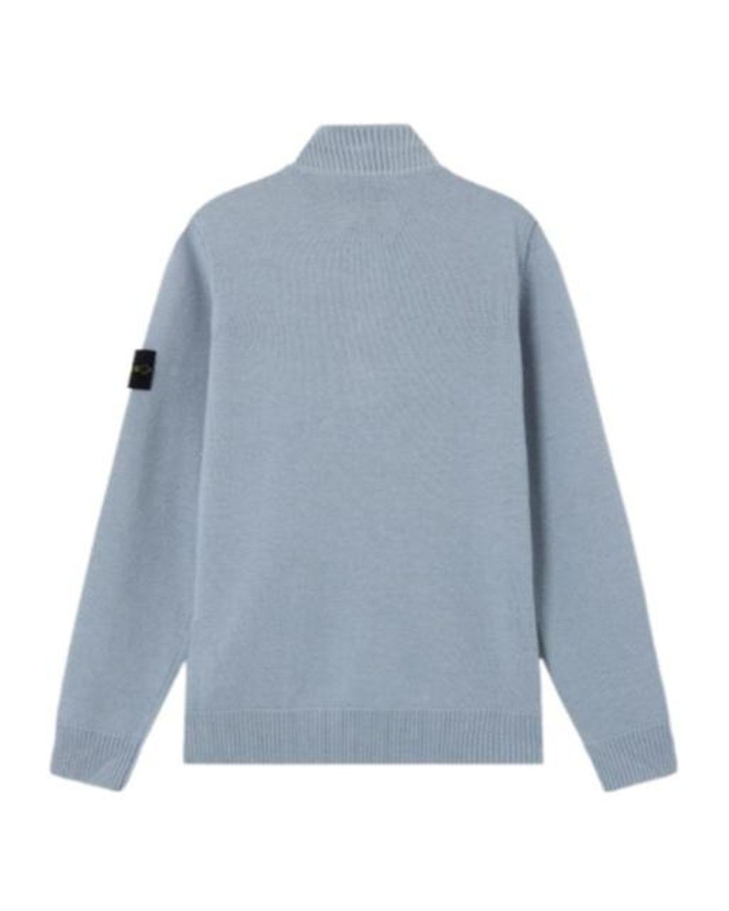 Stone Island Blue High-Neck Knitted Jumper for men