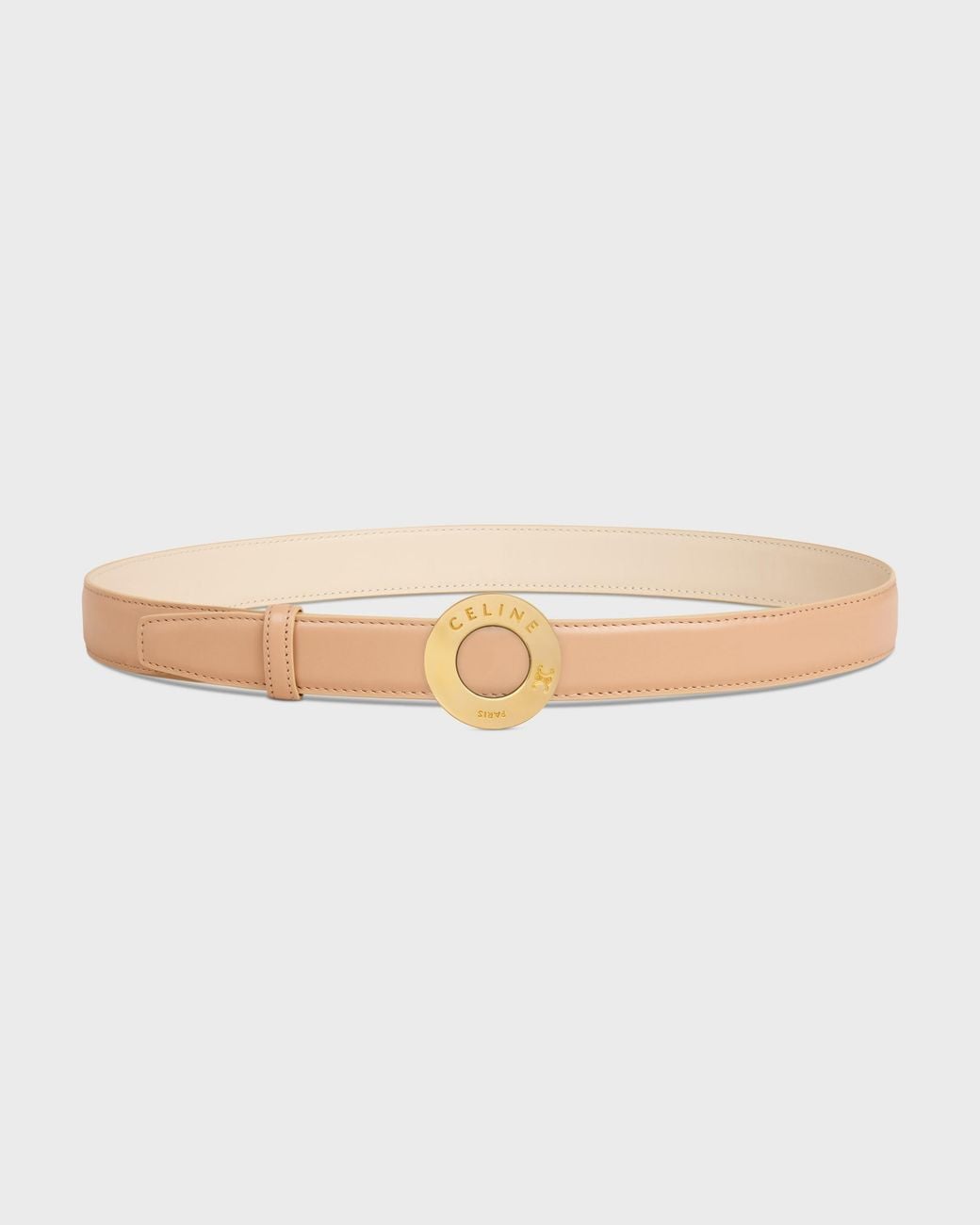 Céline Multicolor 25Mm Double-Sided Leather Belt With Disc Buckle