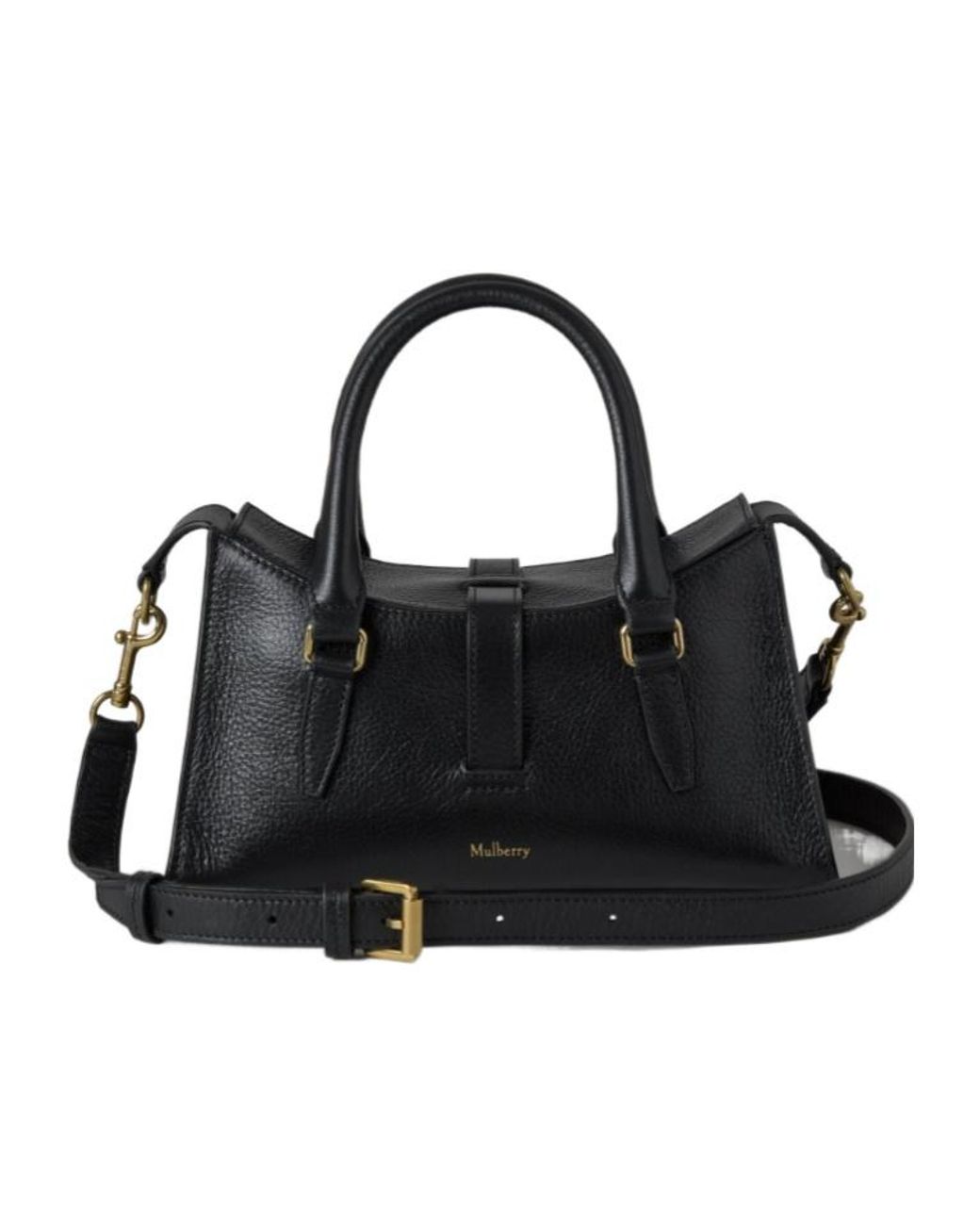 Mulberry Black Mini Roxanne Tote Bag