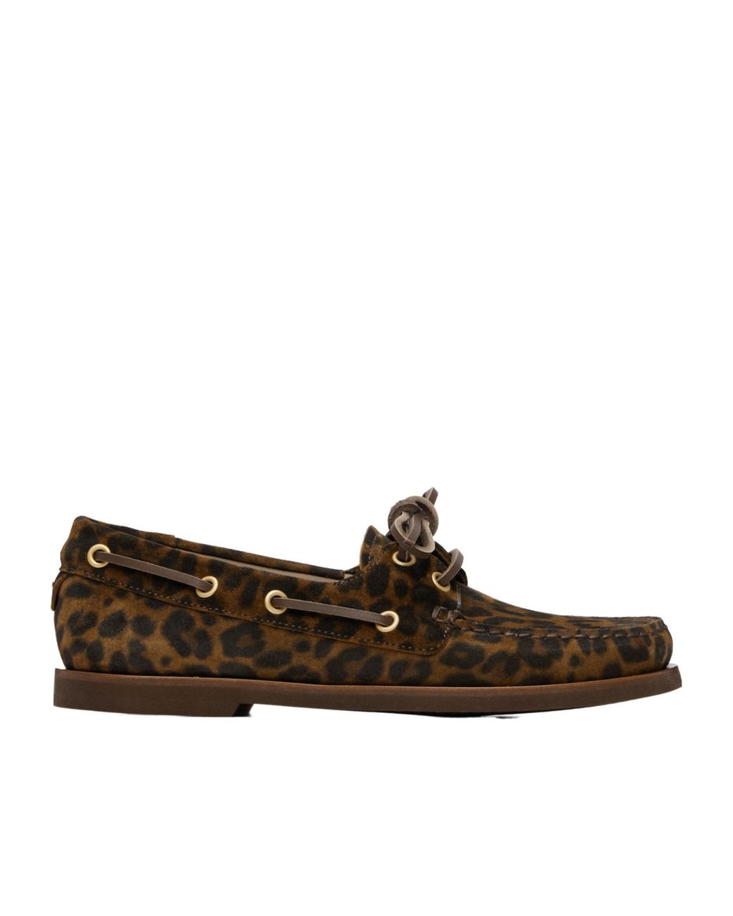 Gianvito Rossi Brown Vandee Boat Shoes