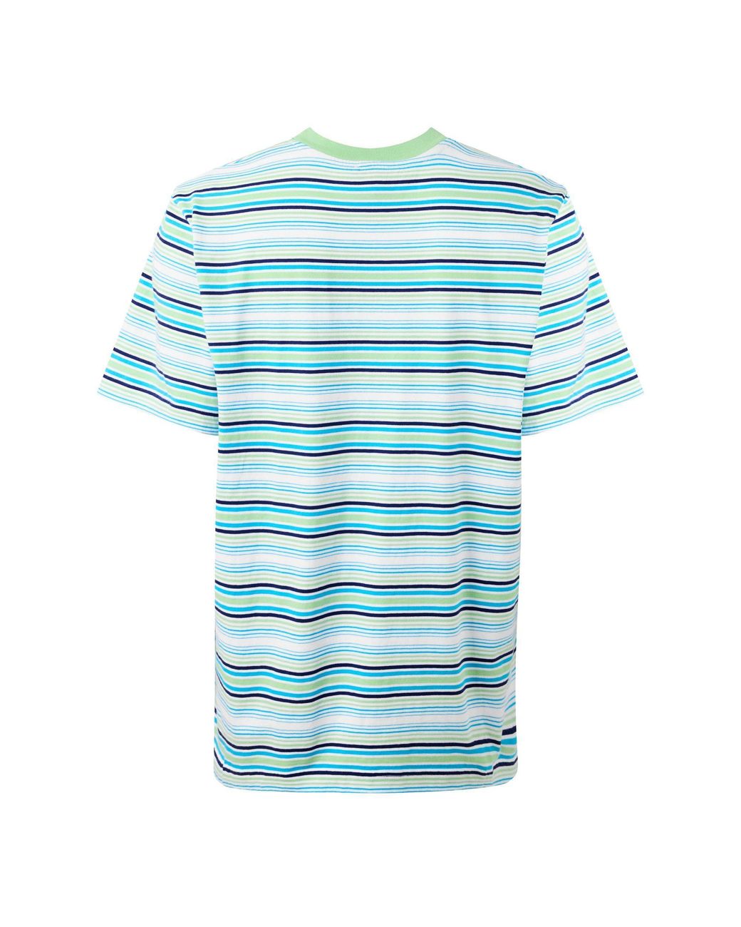 Casablanca Blue Casa Striped T-Shirt for men