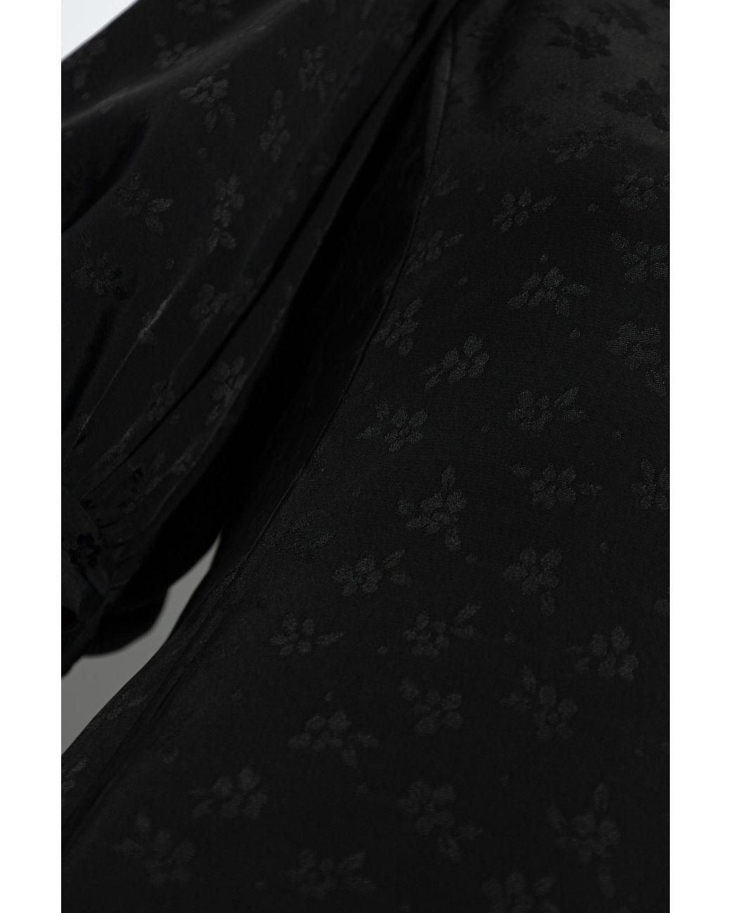 Chloé Black Chloé Floral Pattern Mini Dress