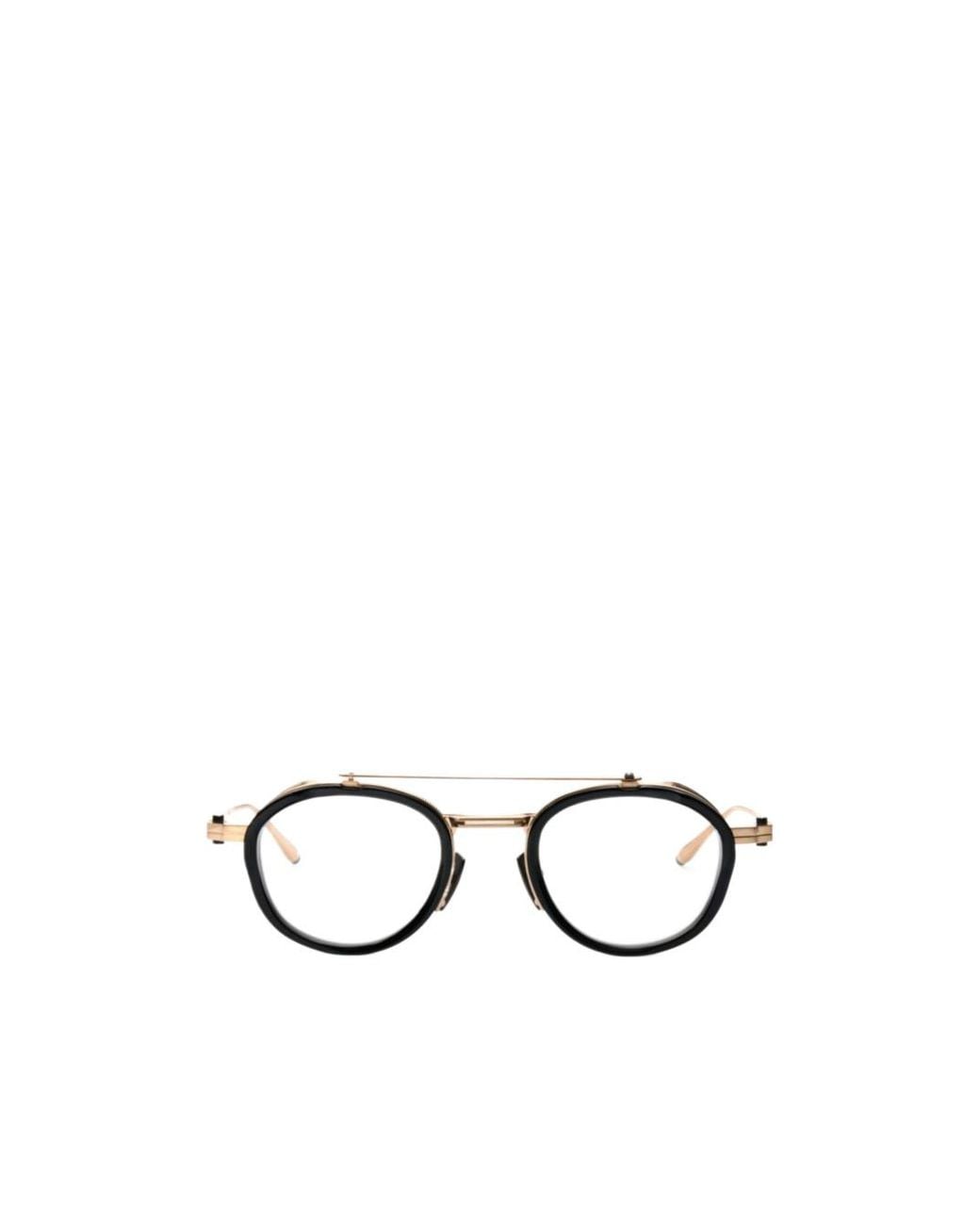 Akoni White Geometric Flat Lens for men