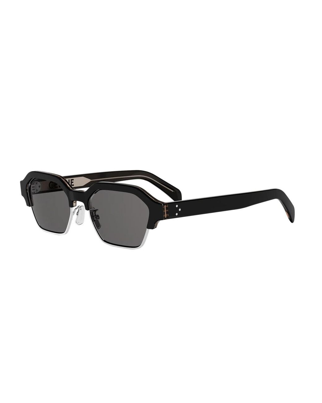 Céline White Full Frame Sunglasses for men