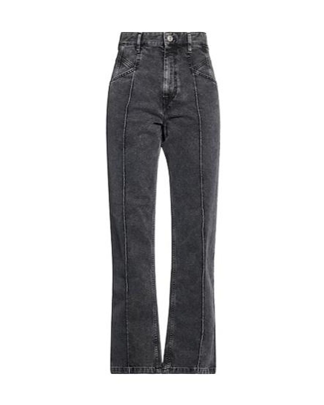 Isabel Marant Gray Denim Trousers