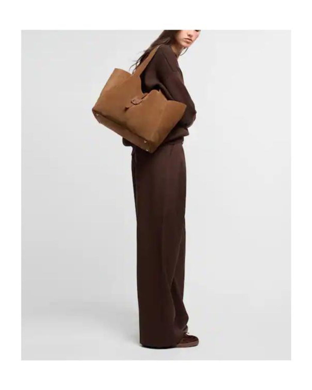 Hogan Brown Trend Shopping Bag