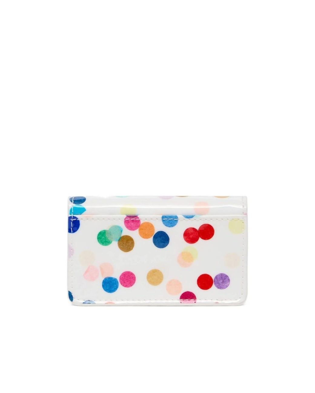 Maison Margiela White Confetti-Print Card Holder for men