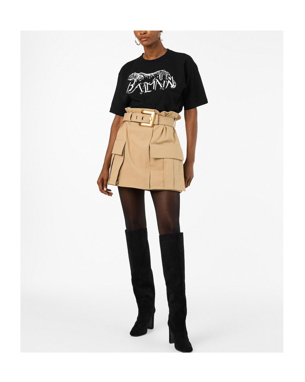 Balmain Black Oversized T-Shirt