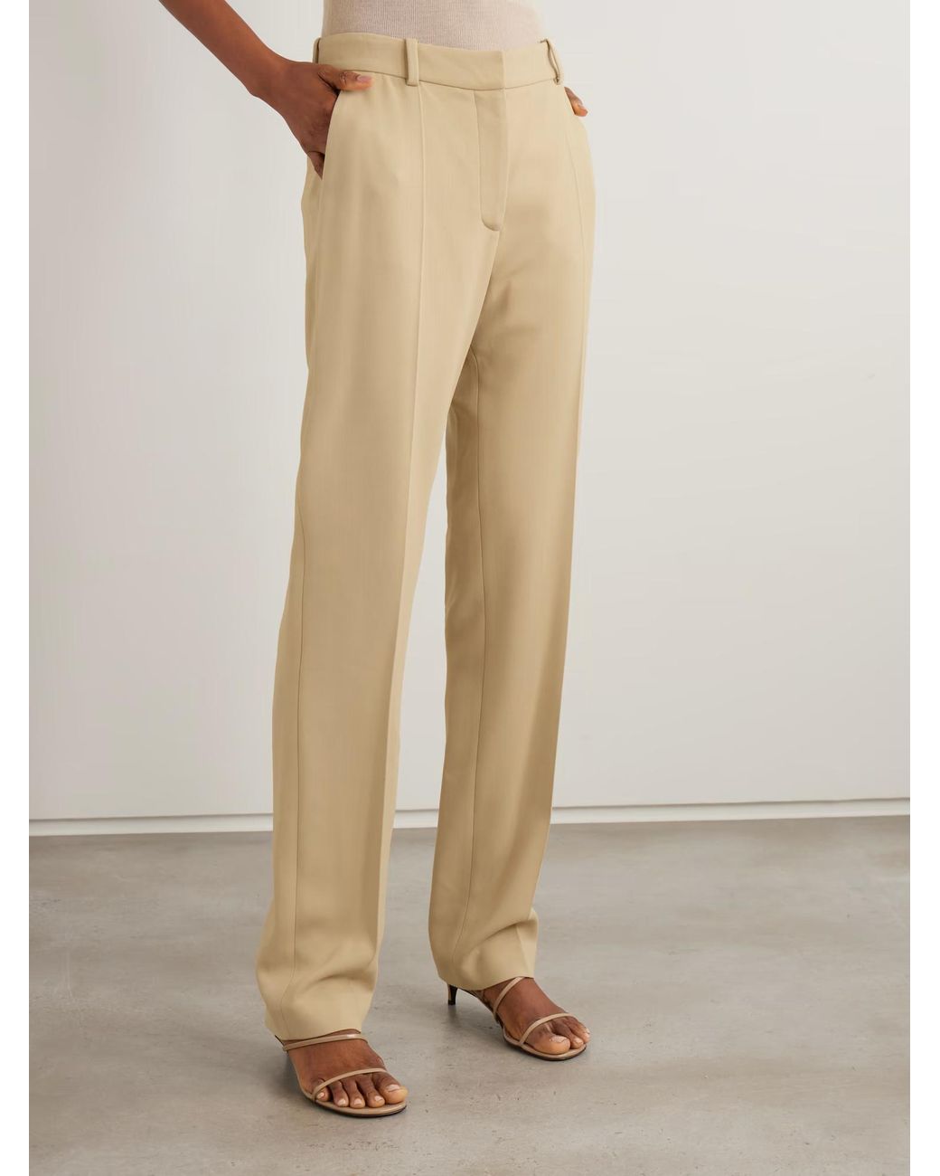 Joseph Natural Colburn Straight-Leg Casual Pants