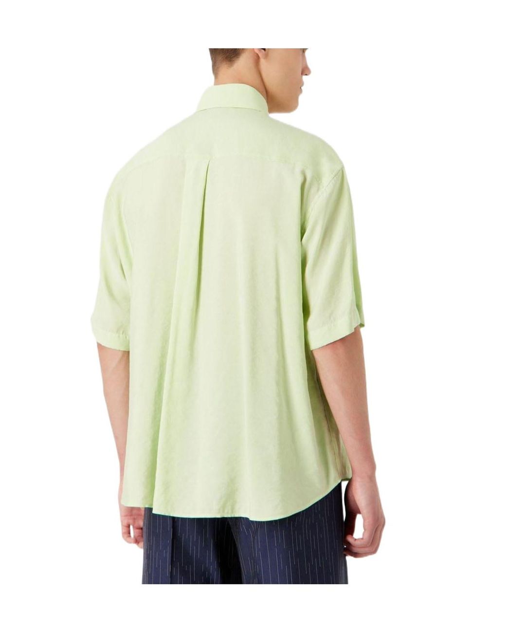Emporio Armani Green Shortsleeve Shirt for men
