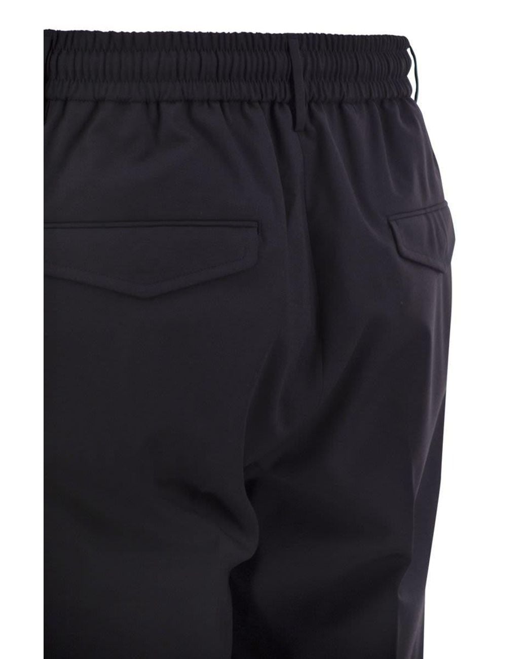 Peserico Blue Drawstring Casual Pants for men