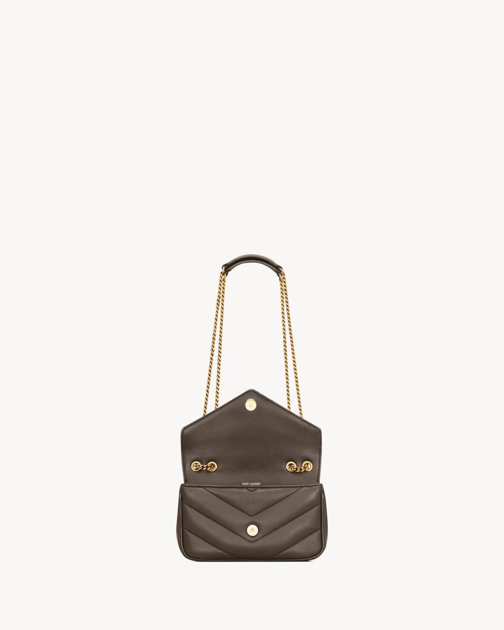 Saint Laurent White Loulou Mini
