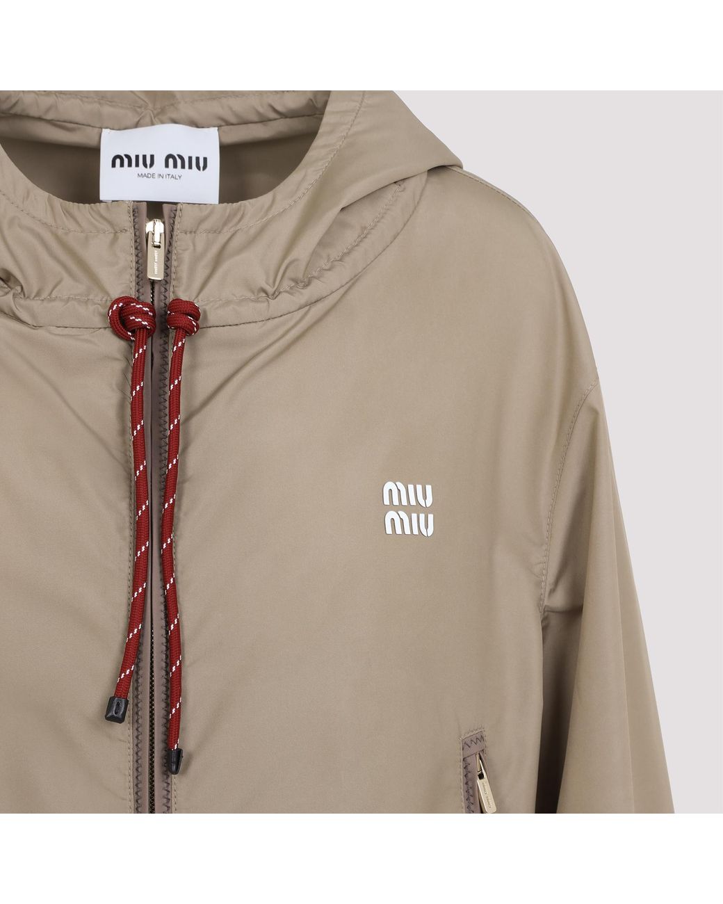 Miu Miu Natural Polyester Jacket