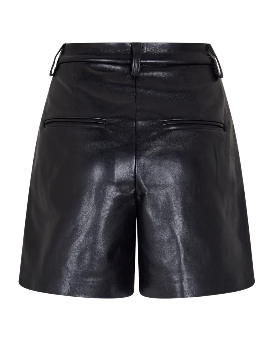 Anine Bing Black Belt Loop Shorts
