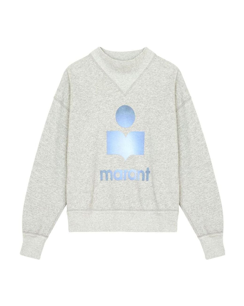 Isabel Marant White Isabel Marant Étoile Mobyli Mock Neck Sweatshirt