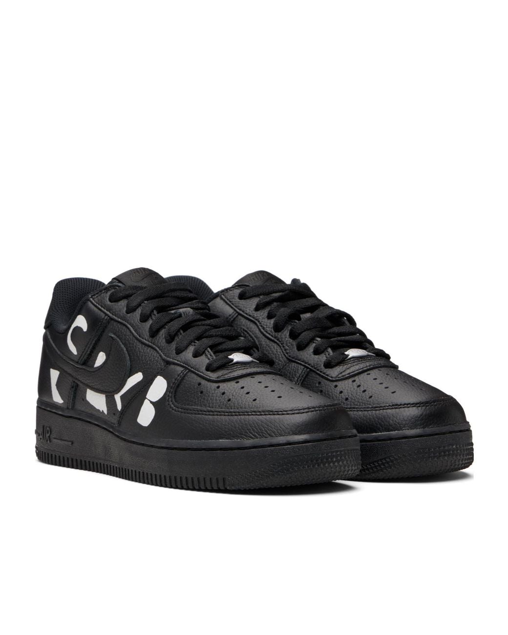 Comme des Garçons Black Comme Des Garçons X Nike Logo Patch Sneakers for men