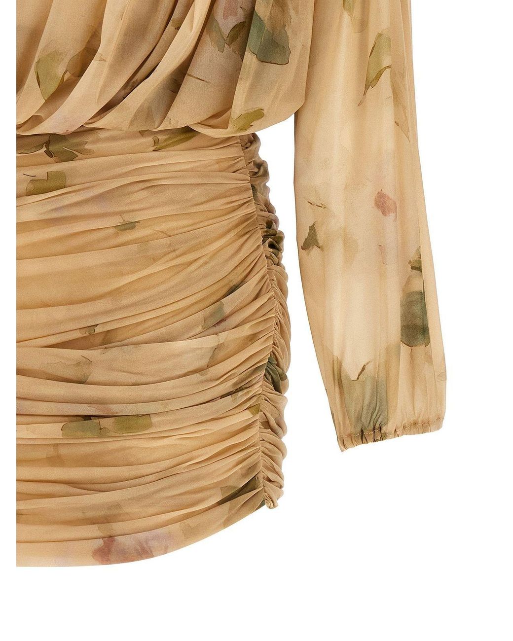 Magda Butrym Natural Turtleneck Dress