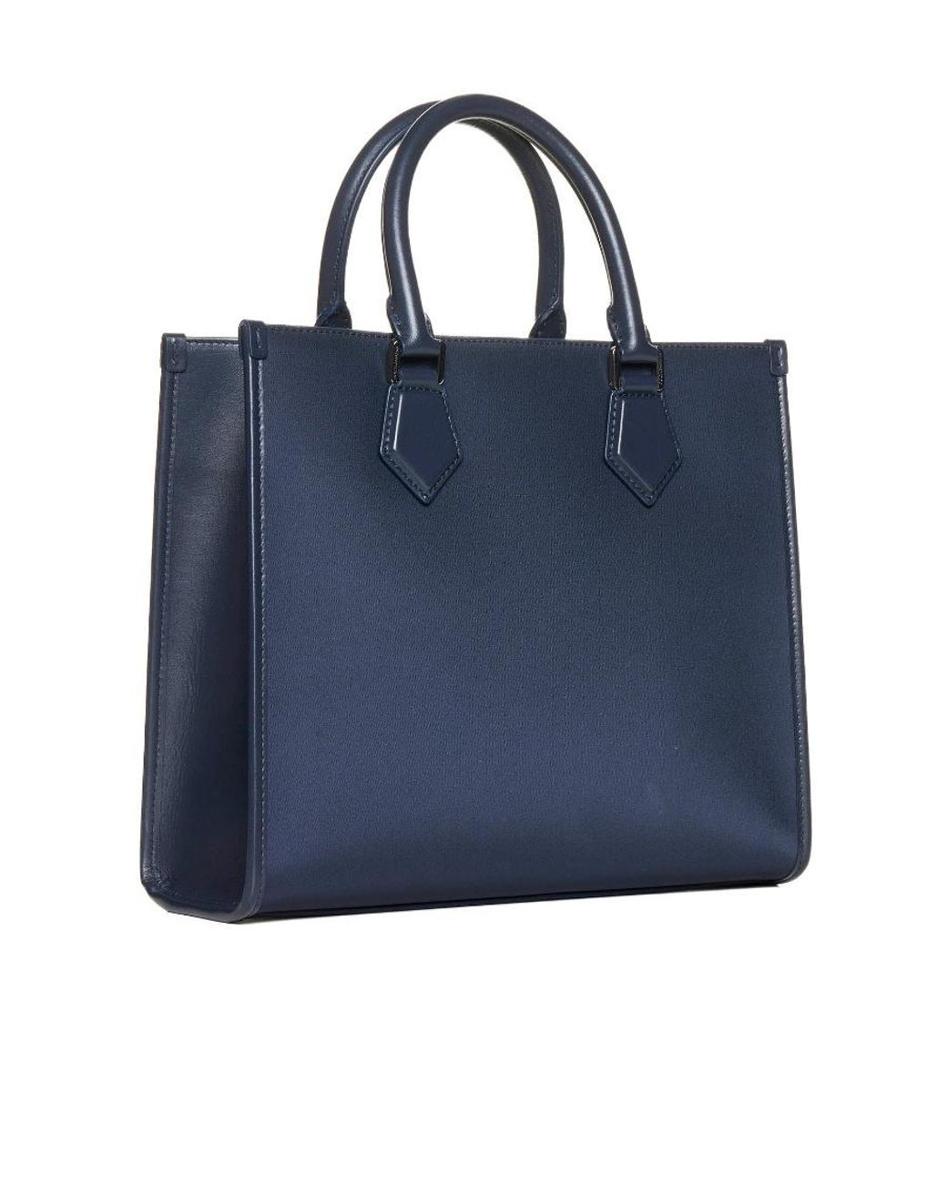 Dolce & Gabbana Black Logo Printed Top Handle Tote Bag for men